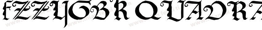 FZZYGBK QUADRATA字体转换